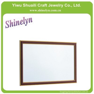 义乌市帅丽工艺饰品 专业定制批发PVC创意PS塑料树脂挂式家具镜框，吸盘设计更便捷